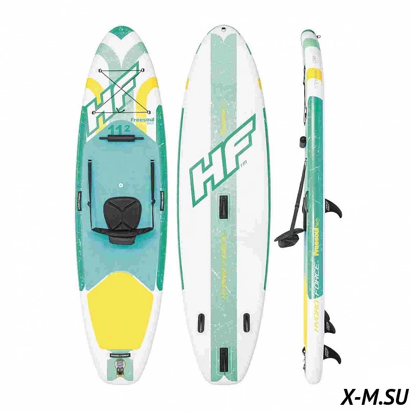 Надувная доска для sup-бординга BESTWAY HYDRO FORCE 11.2 WINDSURF без паруса Надувная доска для sup-бординга BESTWAY HYDRO FORCE 11.2 WINDSURF без паруса