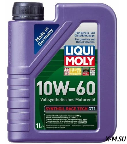 Масло Liqui Moly Synthoil Race Tech GT1 10W-60 1л Масло Liqui Moly Synthoil Race Tech GT1 10W-60 1л