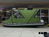 Ходовой комб. (носовой+основной) тент MISHIMO 380 RAPID, RAPID PRO зеленый