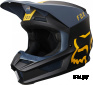 Мотошлем Fox V1 Mata Helmet Navy/Yellow