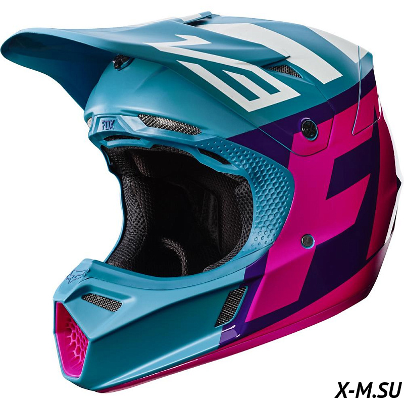Мотошлем Fox V3 Creo Helmet Teal