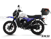 Мотоцикл дорожный ROCKOT QUEST 150 (белый/синий глянцевый, ЭПТС)