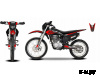 Мотоцикл JHLMOTO JHL MX250 CB250D-G (ZS165FML)