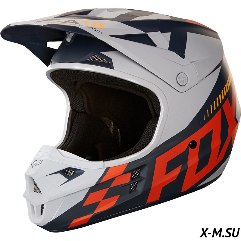 Мотошлем Fox V1Sayak Helmet Orange