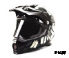 Шлем мото HIZER B6196-1 #3 black