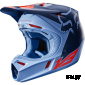 Мотошлем Fox V3 Libra Helmet Orange/Blue