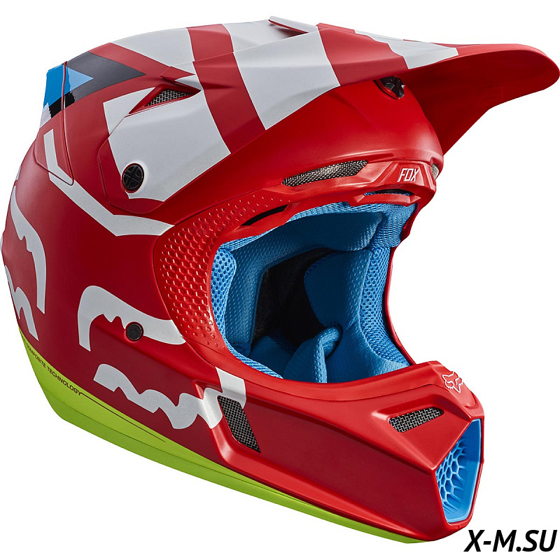Мотошлем Fox V3 Creo Helmet Red