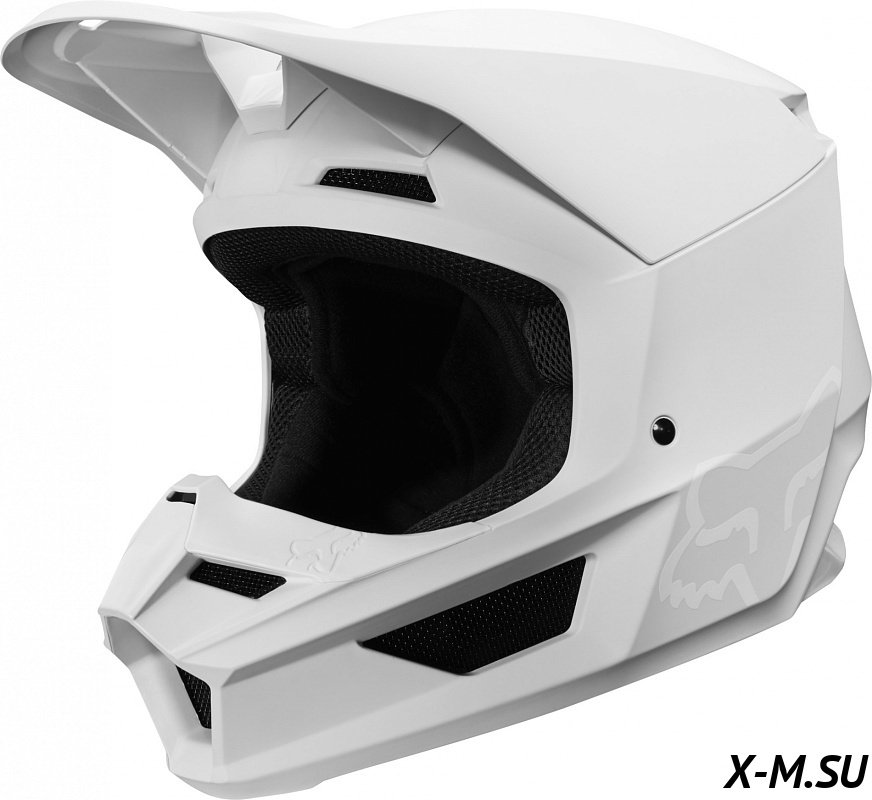 Мотошлем Fox V1 Matte Helmet White Мотошлем Fox V1 Matte Helmet White