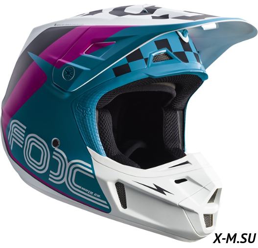Мотошлем Fox V2 Rohr Helmet Teal Мотошлем Fox V2 Rohr Helmet Teal