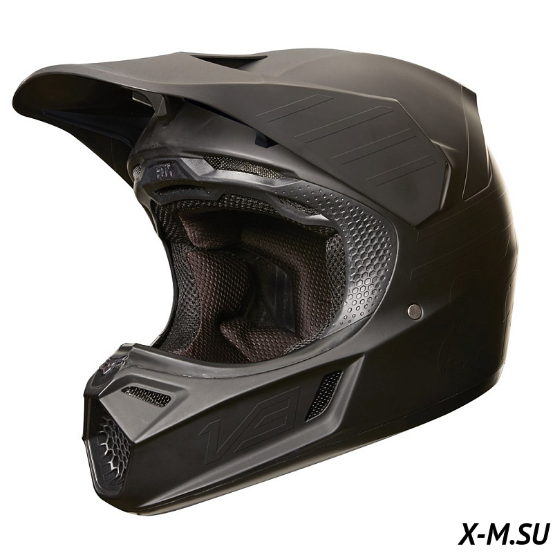 Мотошлем Fox V3 Carbon Helmet Matte Black