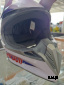 Шлем кроссовый HETOSHI RED BULL XD1-86 цв. Бело-фиолетовый р. L 