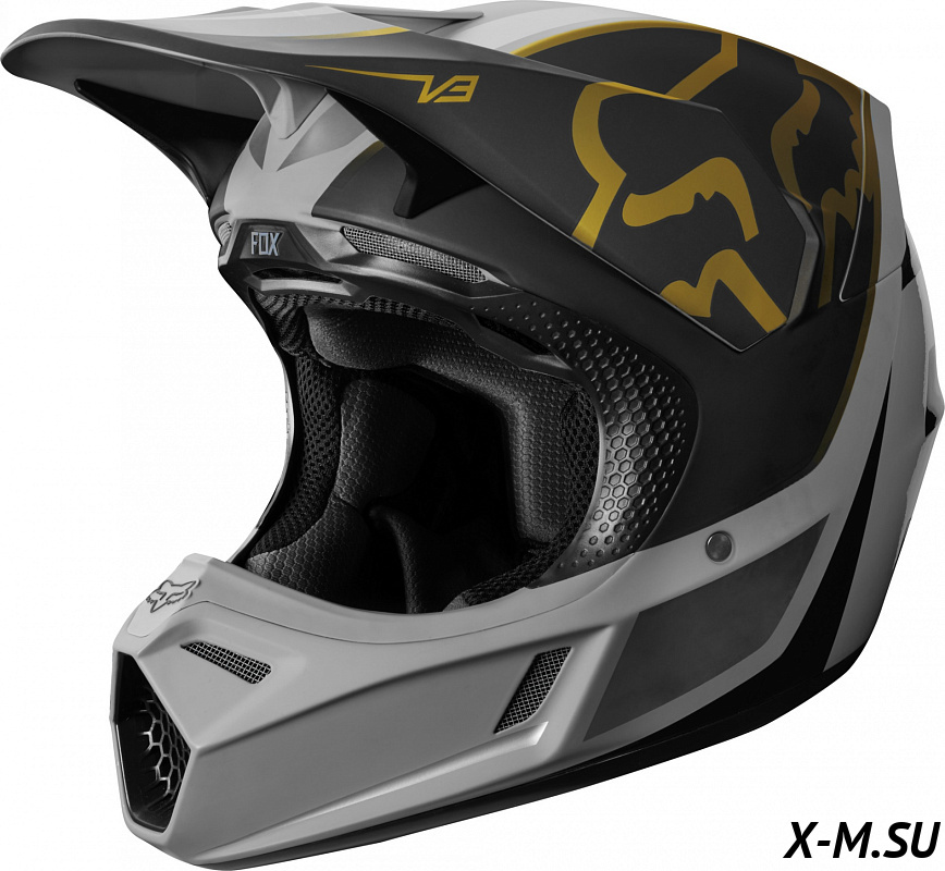 Мотошлем Fox V3 Kila Helmet Grey Мотошлем Fox V3 Kila Helmet Grey