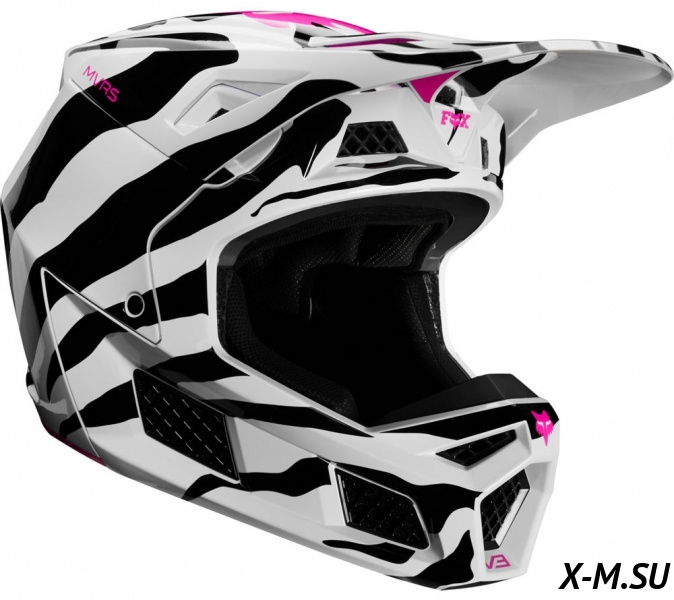 Мотошлем Fox V3 Zebra Helmet LE Мотошлем Fox V3 Zebra Helmet LE