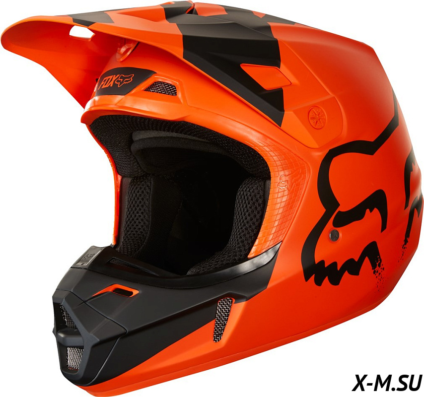 Мотошлем Fox V2 Mastar Helmet Orange Мотошлем Fox V2 Mastar Helmet Orange